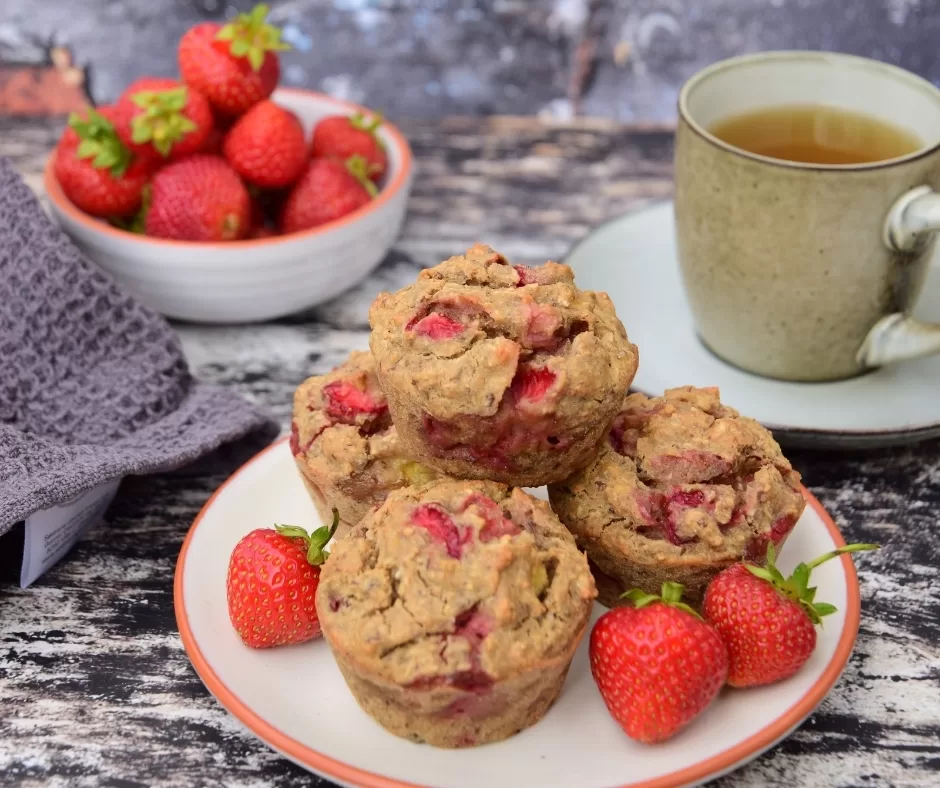 The Best Gluten-Free Strawberry Muffins