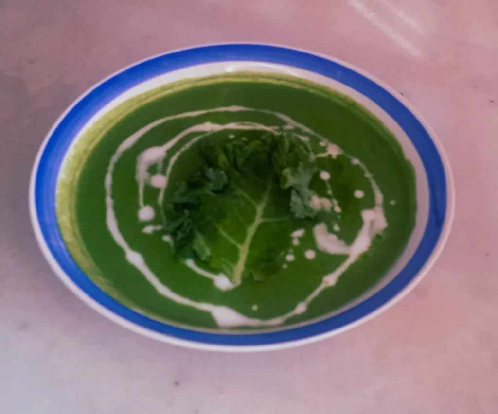 Double Green Cauliflower Soup