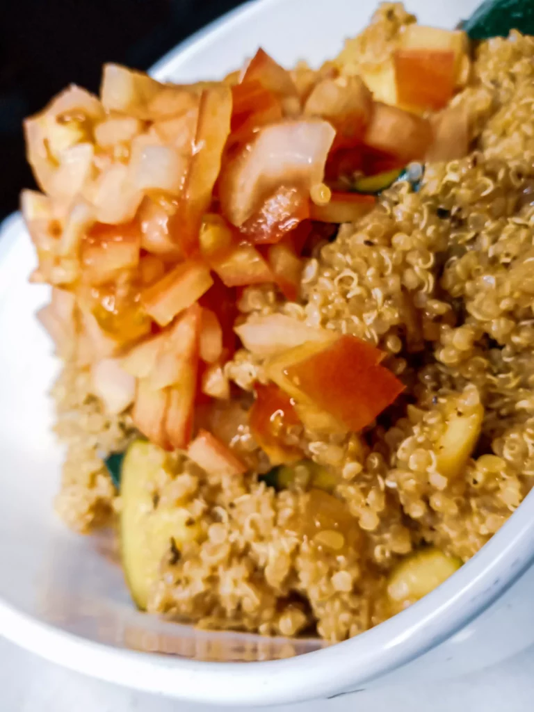 Zesty Quinoa Zucchini Salad 