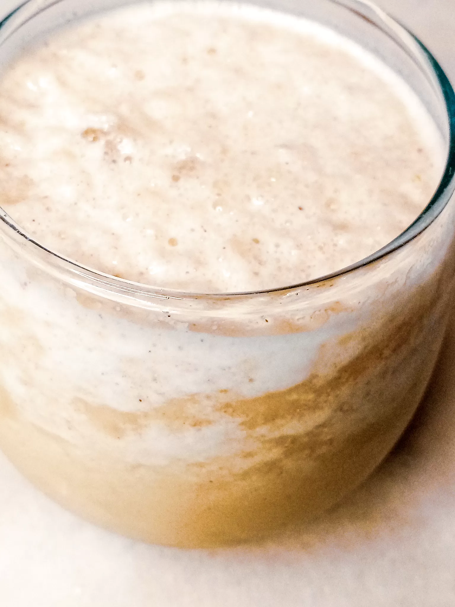 Apple Pie Smoothie In A Glass