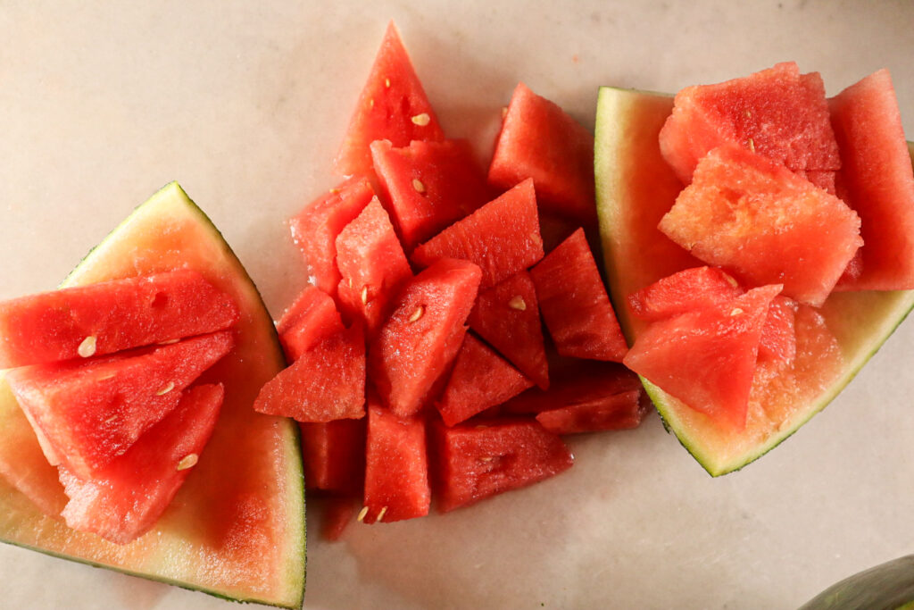 Fresh Watermelon On A Board