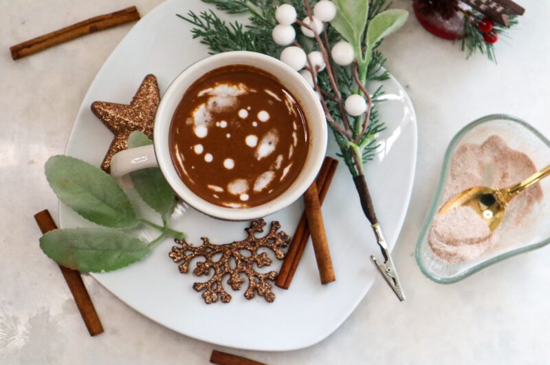 Paleo Gingerbread Hot Chocolate