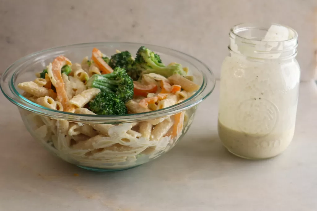 Creamy GlutenFree Pasta Salad Food And Mood Creations