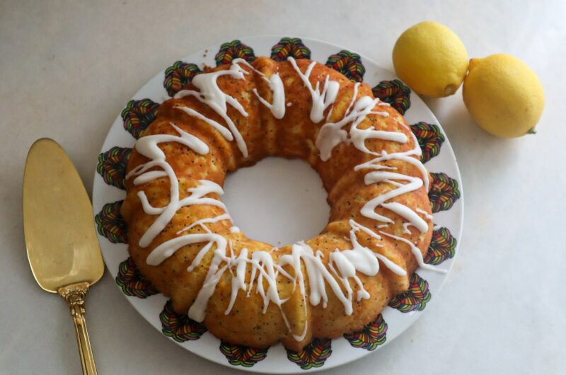 Coconut Flour Lemon Poppy Seed Cake 
