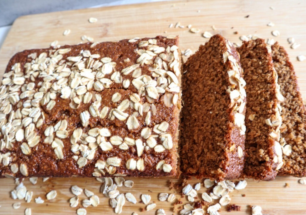 Oat Flour Applesauce Bread (GlutenFree) Food And Mood Creations