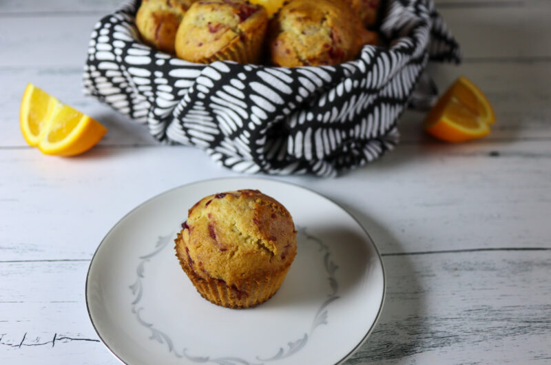 Gluten-Free Cranberry Orange Muffins 