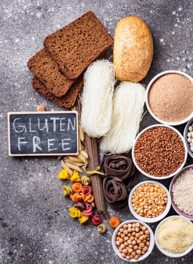 Gluten-free foods used to celebrate national gluten-free day.