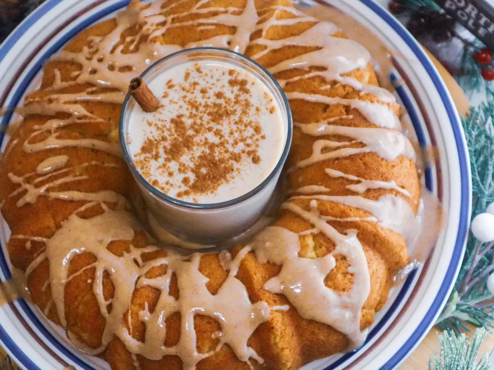 Keto Eggnog Bundt Cake