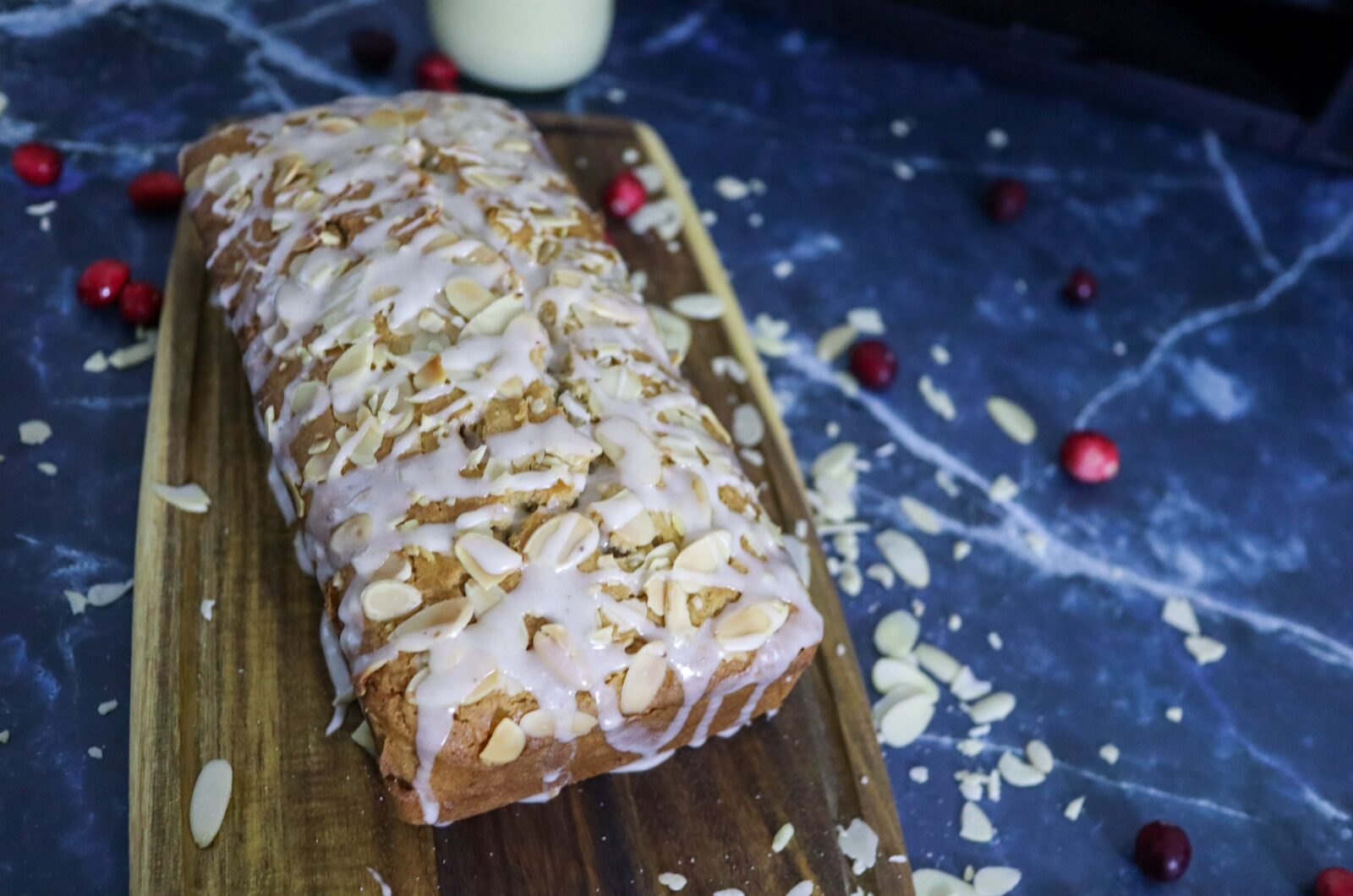 Holiday Eggnog Bread with Almonds