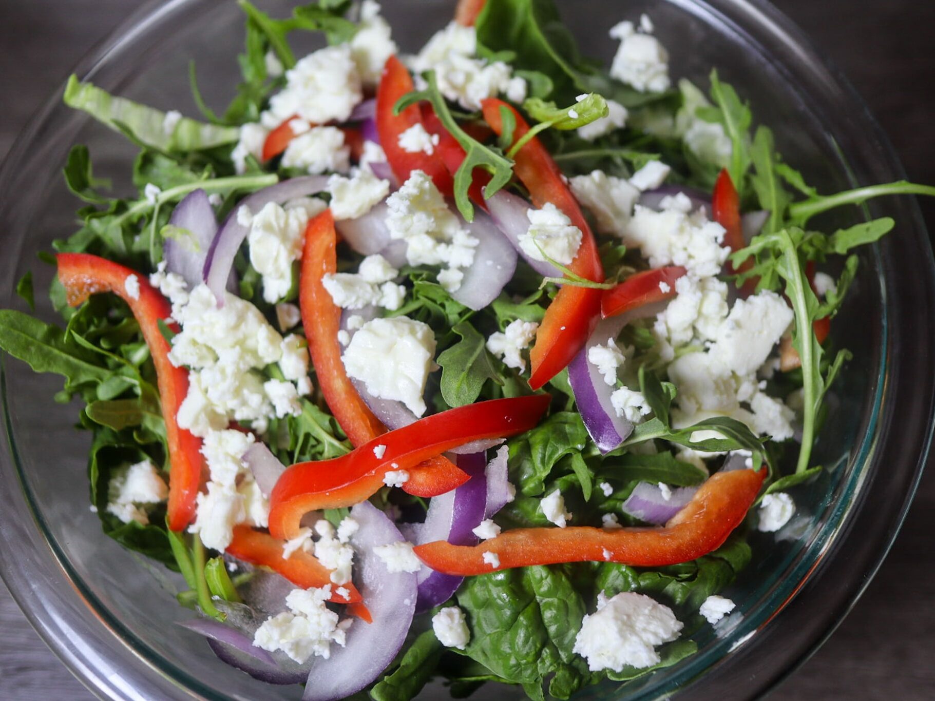 Holiday salad in a bowl.